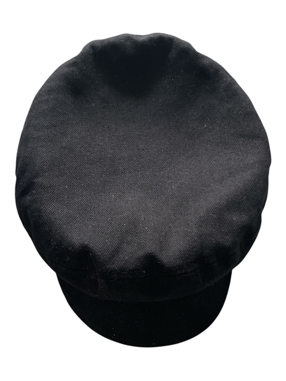 Brixton Unisex Black Braided-Band Fiddler Cap sz XL